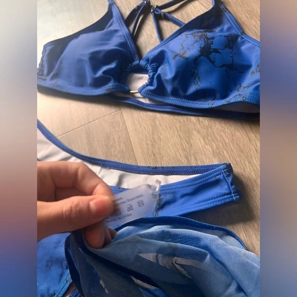 SHEIN Blue Bikini Set - Picture 7 of 7